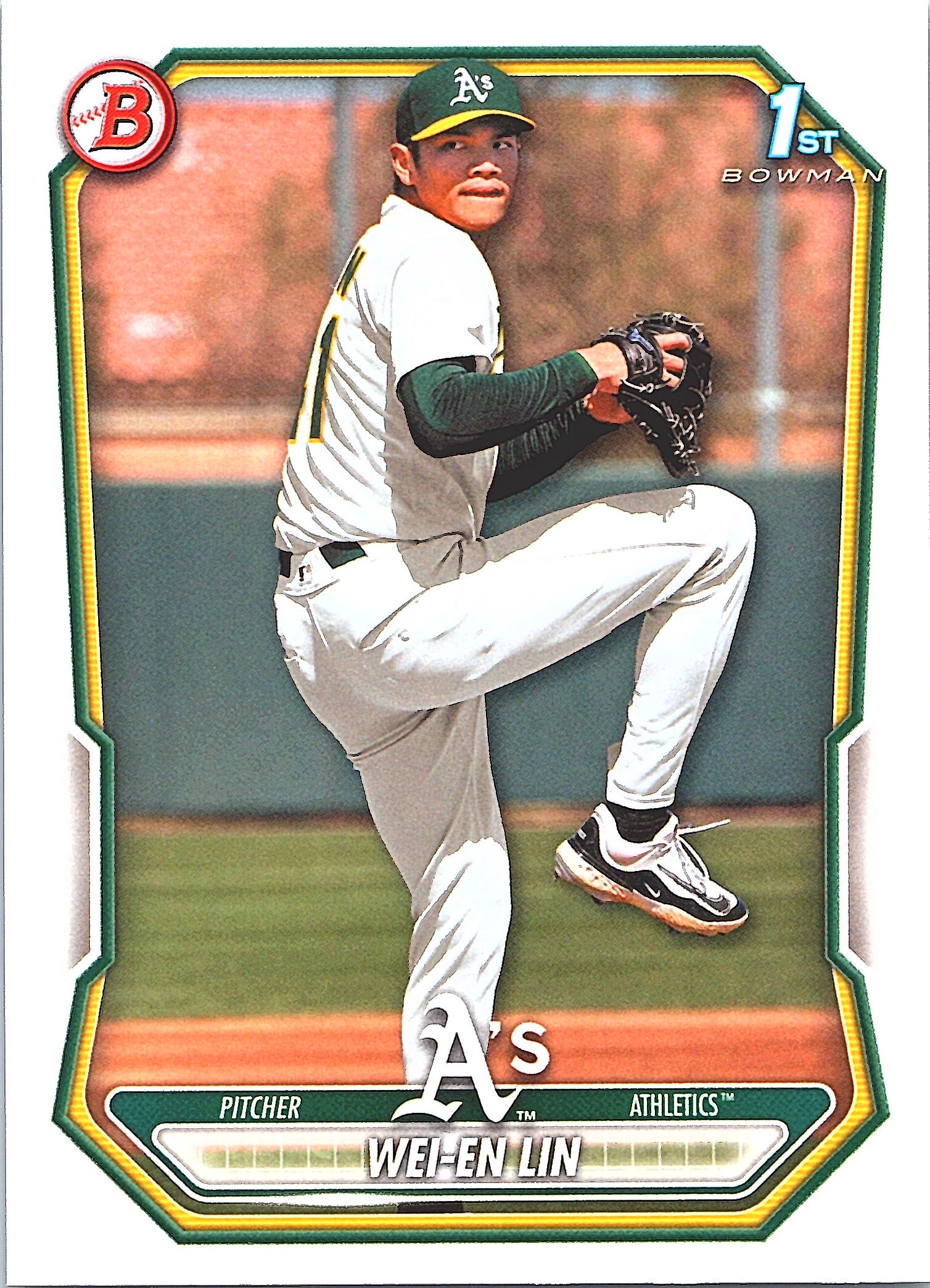 2026 Bowman Wei-En Lin #BP-125 Prospects Athletics Near Mint or Better