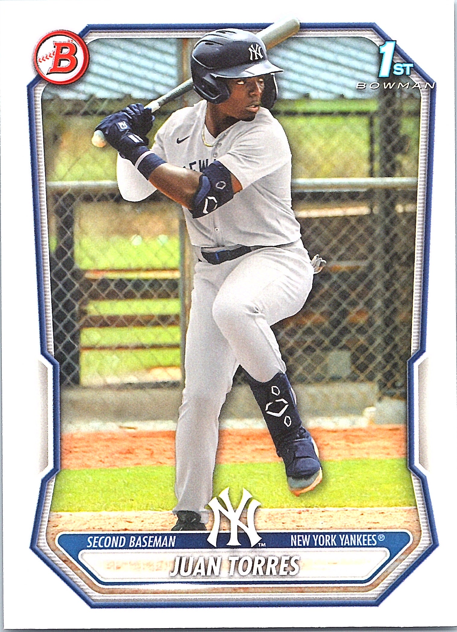2026 Bowman Juan Torres #BP-75 Prospects New York Yankees Near Mint or Better