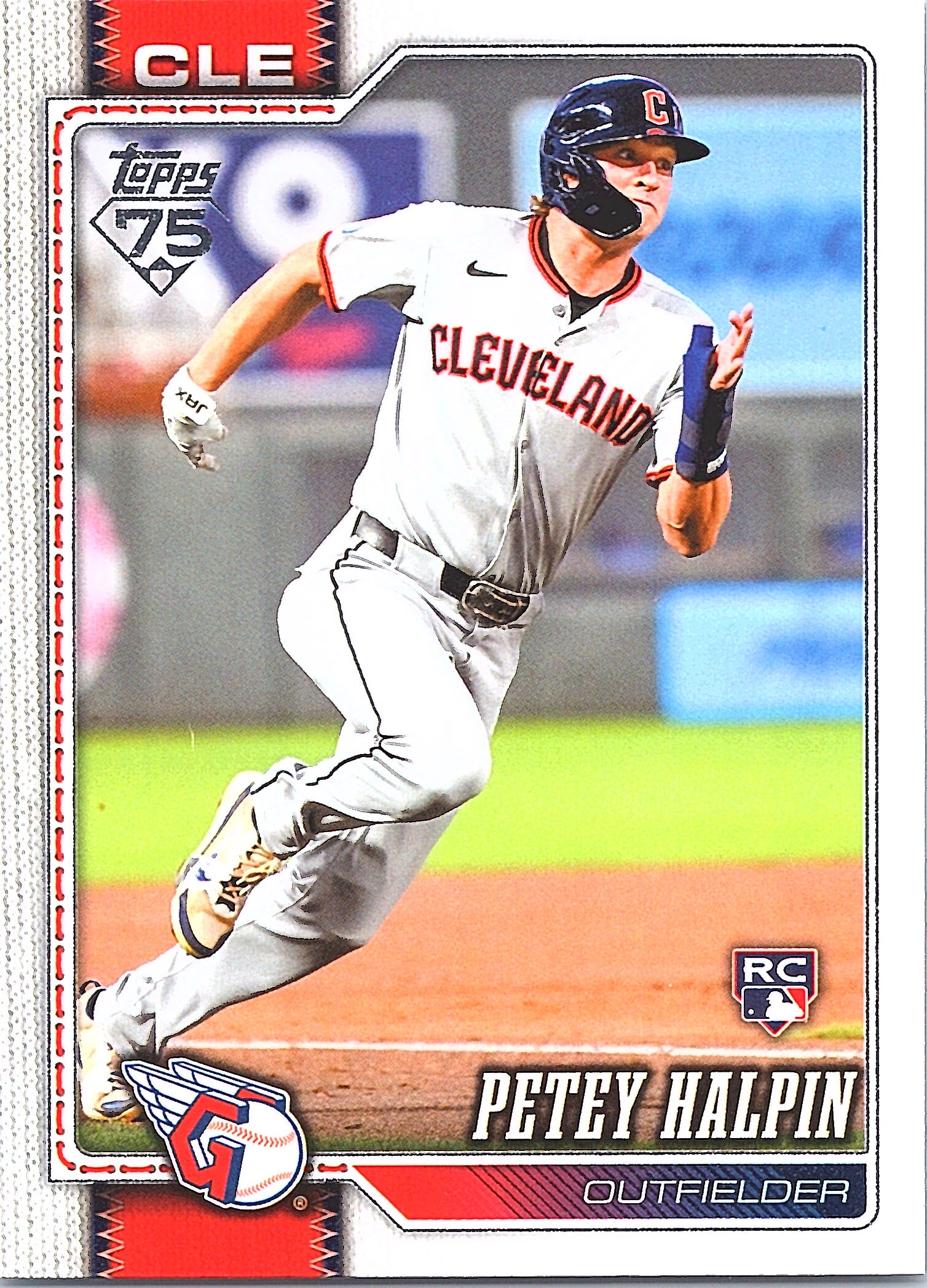 2026 Topps Petey Halpin #668 Cleveland Guardians Near Mint or Better