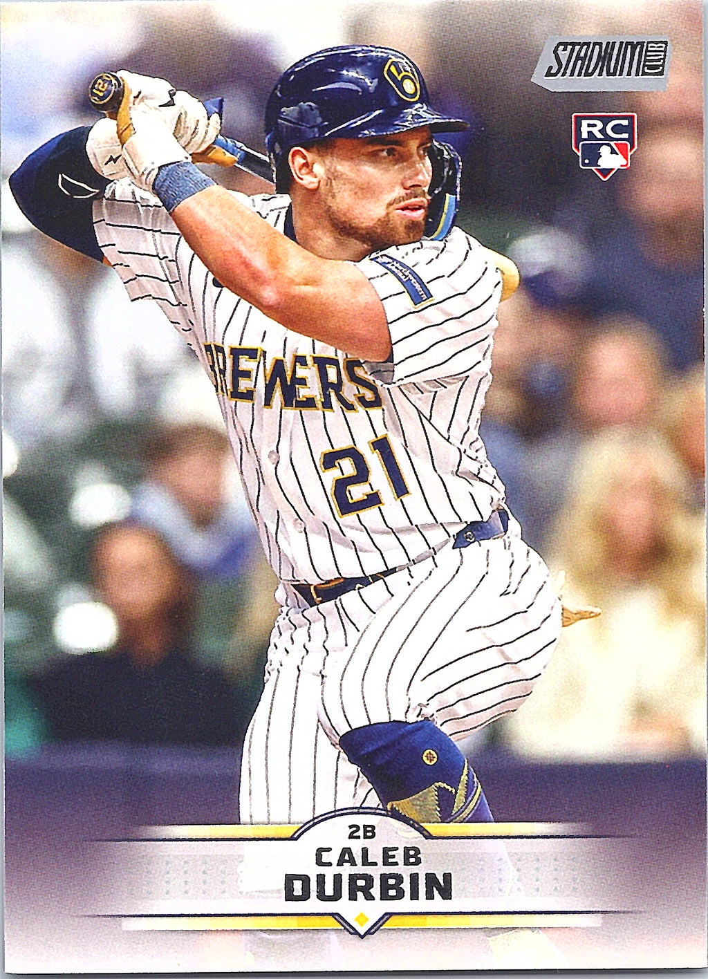 2025 Stadium Club Caleb Durbin #142 Milwaukee Brewers Near Mint or Better