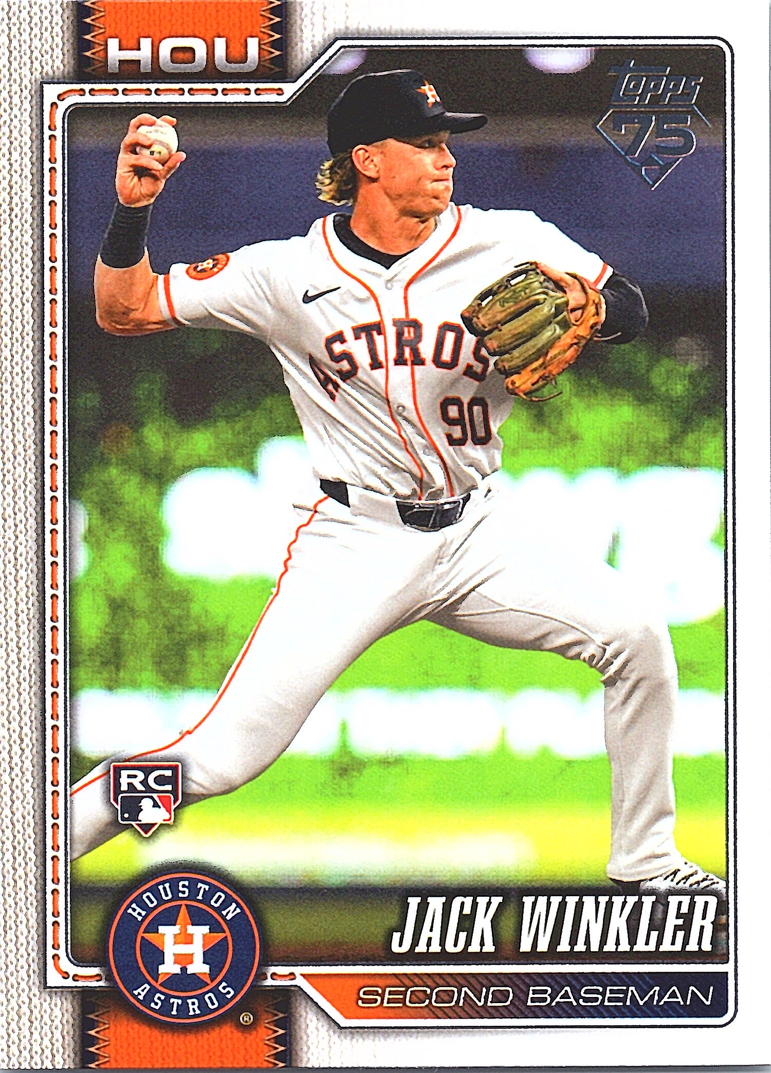 2026 Topps Jack Winkler #598 Houston Astros Near Mint or Better