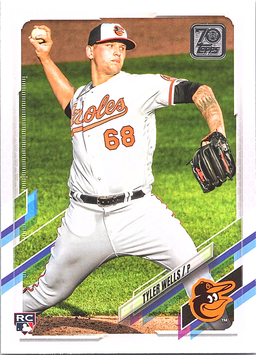 2021 Topps Update Tyler Wells #US29 Baltimore Orioles Near Mint or Better