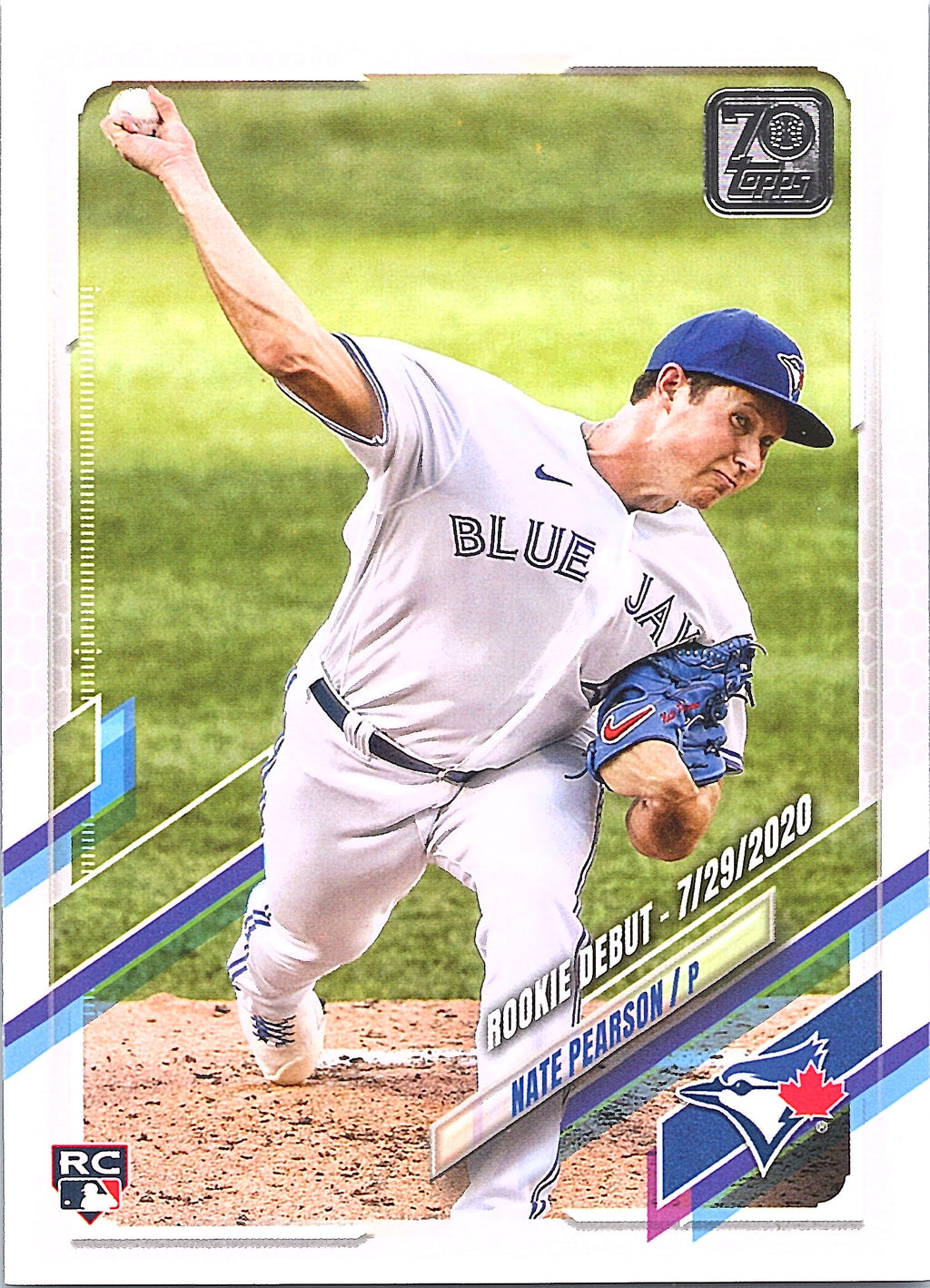 2021 Topps Update Nate Pearson #US170 Toronto Blue Jays Near Mint or Better