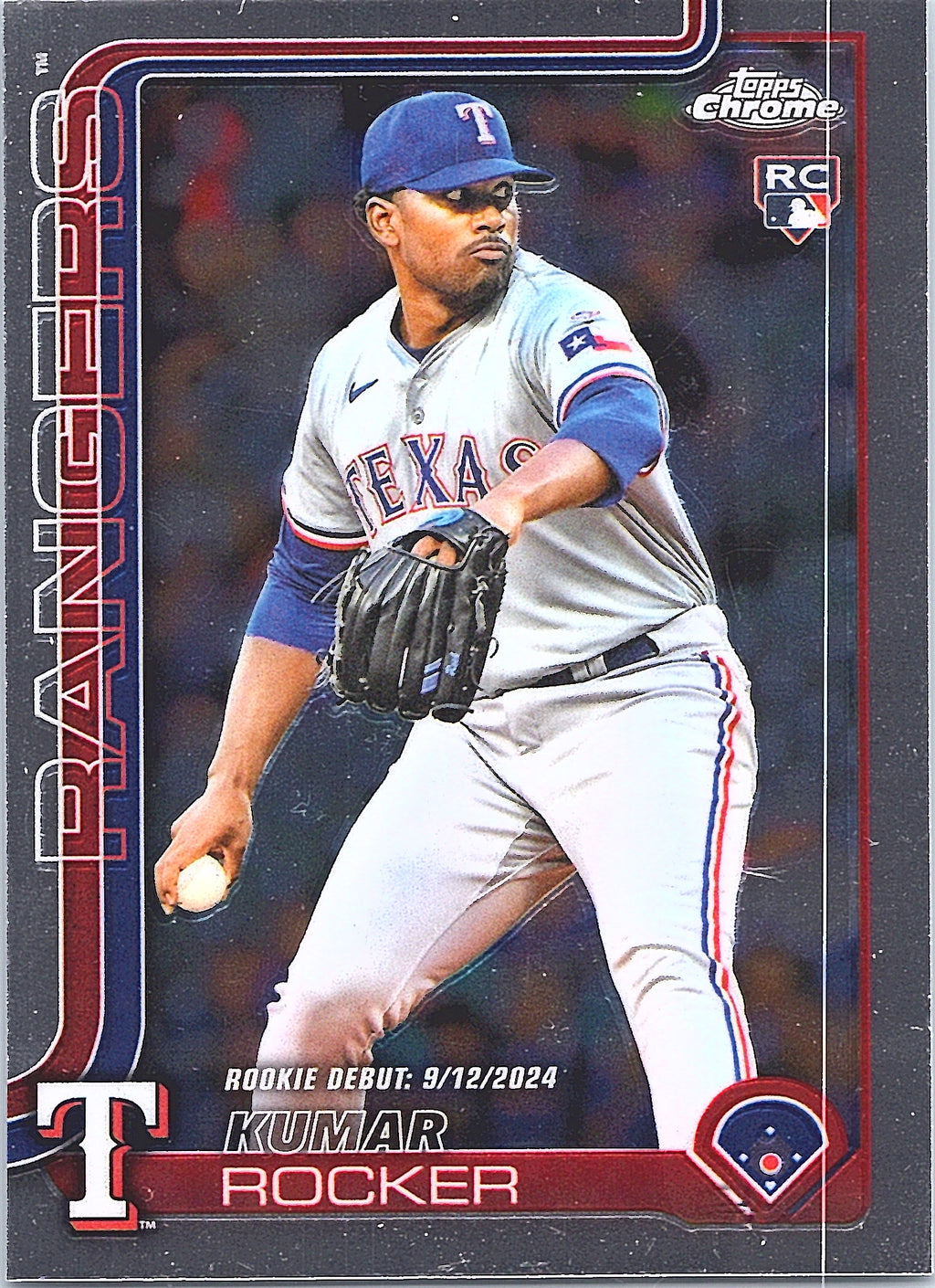 2025 Topps Chrome Update Kumar Rocker #USC160 Texas Rangers Near Mint or Better