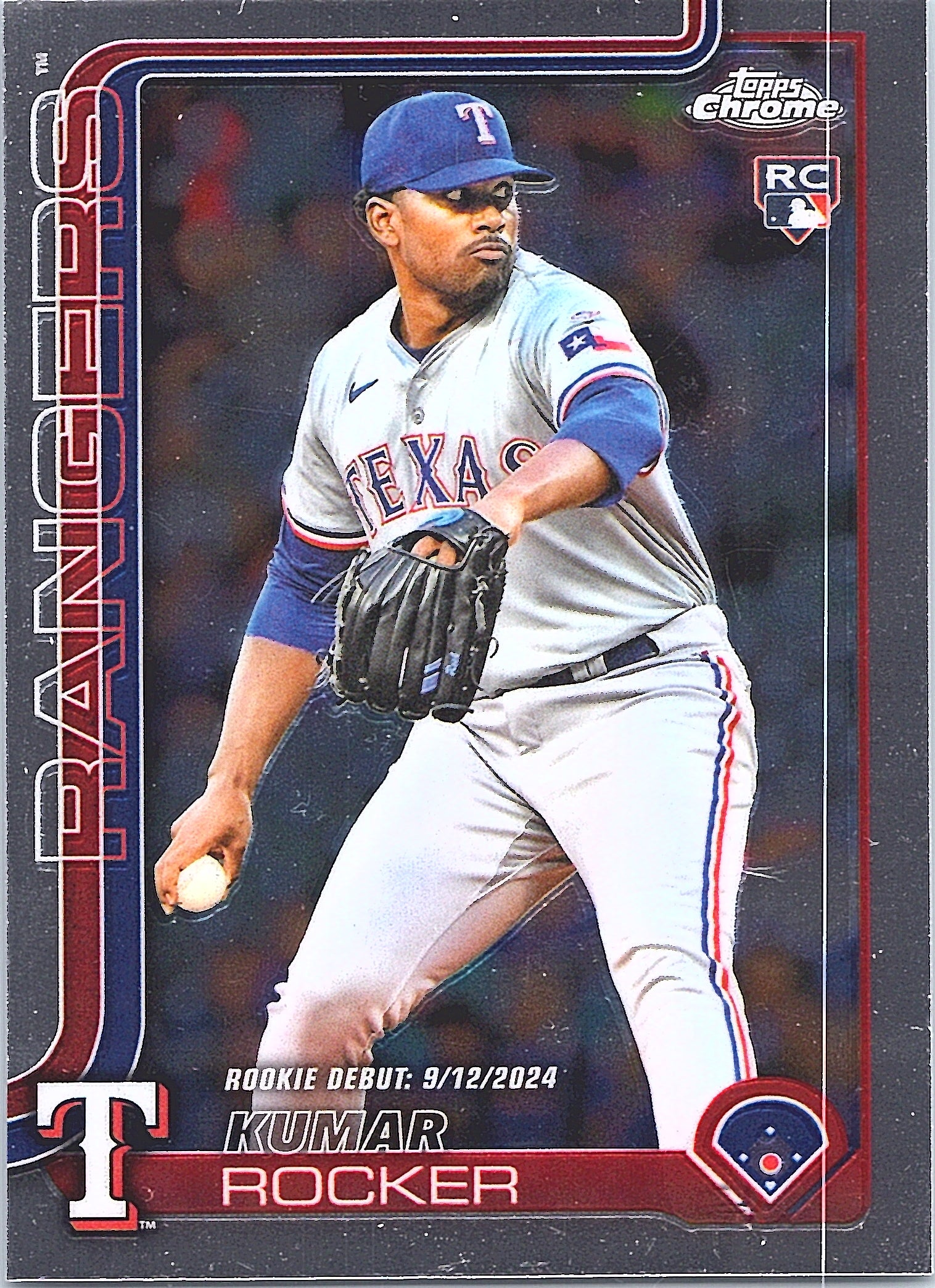 2025 Topps Chrome Update Kumar Rocker #USC160 Texas Rangers Near Mint or Better