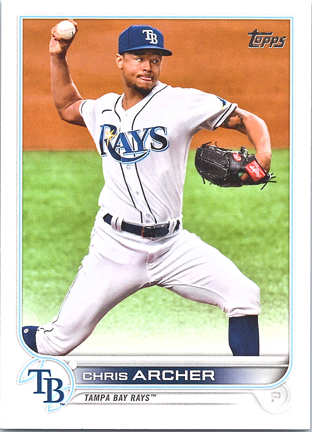 2022 Topps Chris Archer  #254 All-Star Game Stamped Tampa Bay Rays Near Mint