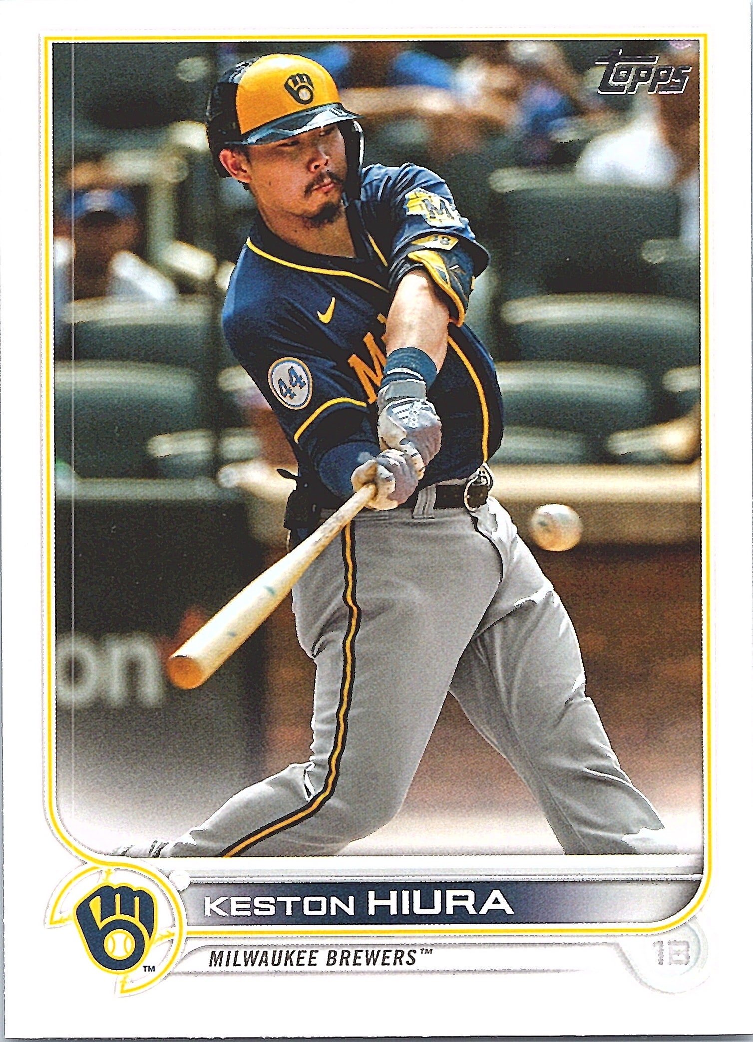 2022 Topps Keston Hiura  #265 All-Star Game Stamped Milwaukee Brewers NM