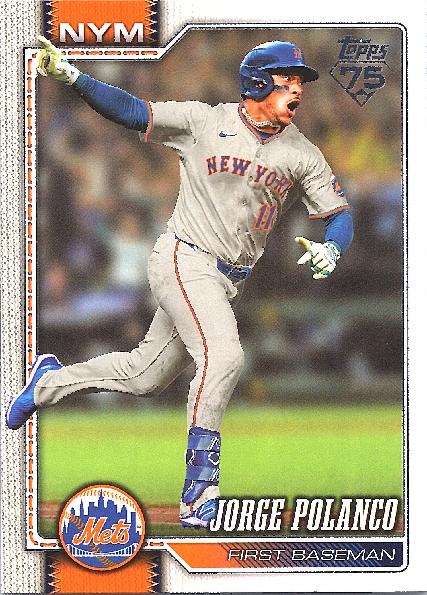 2026 Topps Jorge Polanco #676 New York Mets Near Mint or Better