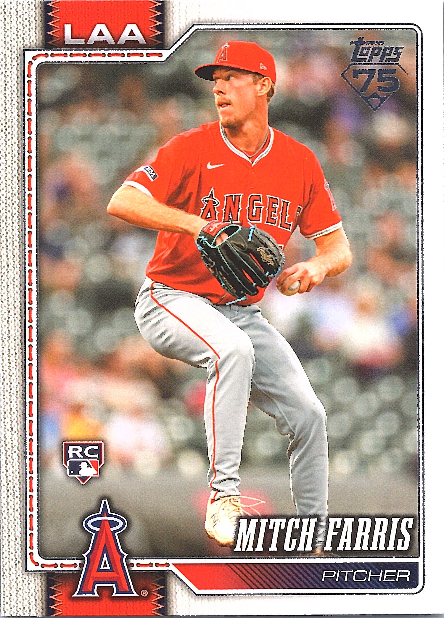 2026 Topps Mitch Farris #609 Los Angeles Angels Near Mint or Better