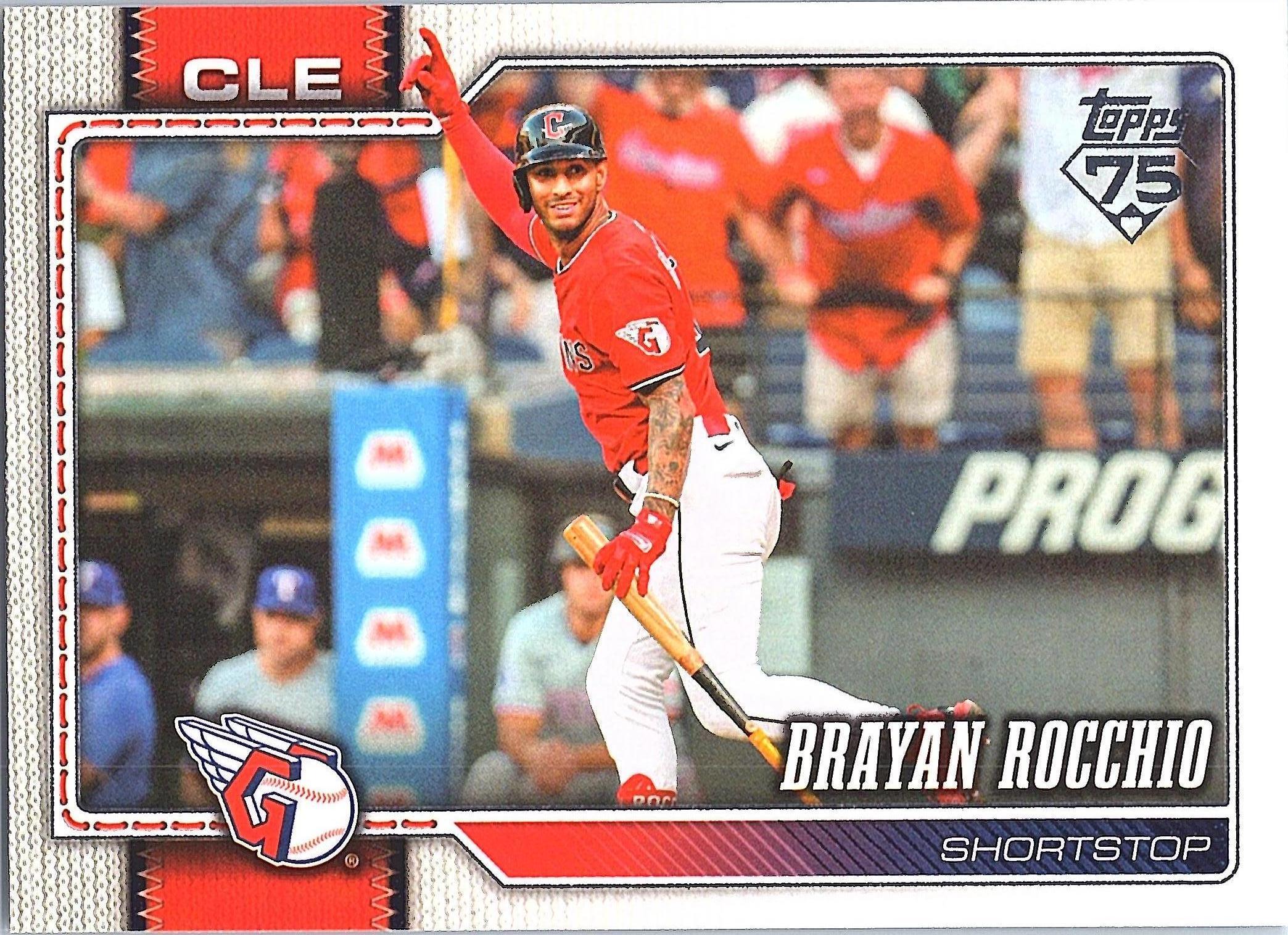 2026 Topps Brayan Rocchio #370 Cleveland Guardians Near Mint or Better
