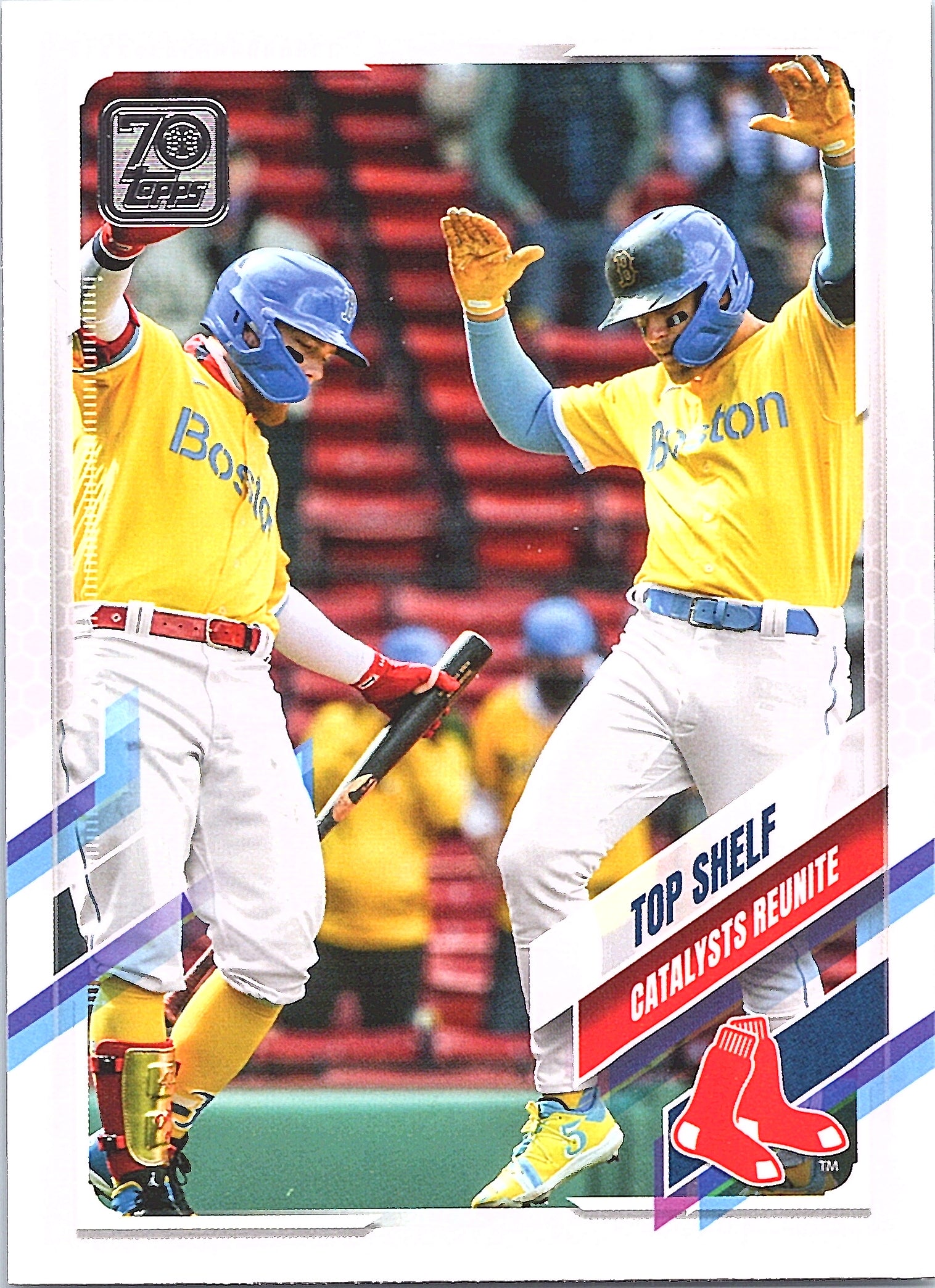 2021 Topps Update Alex Verdugo / Enrique Hernandez #US287 Boston Red Sox NM