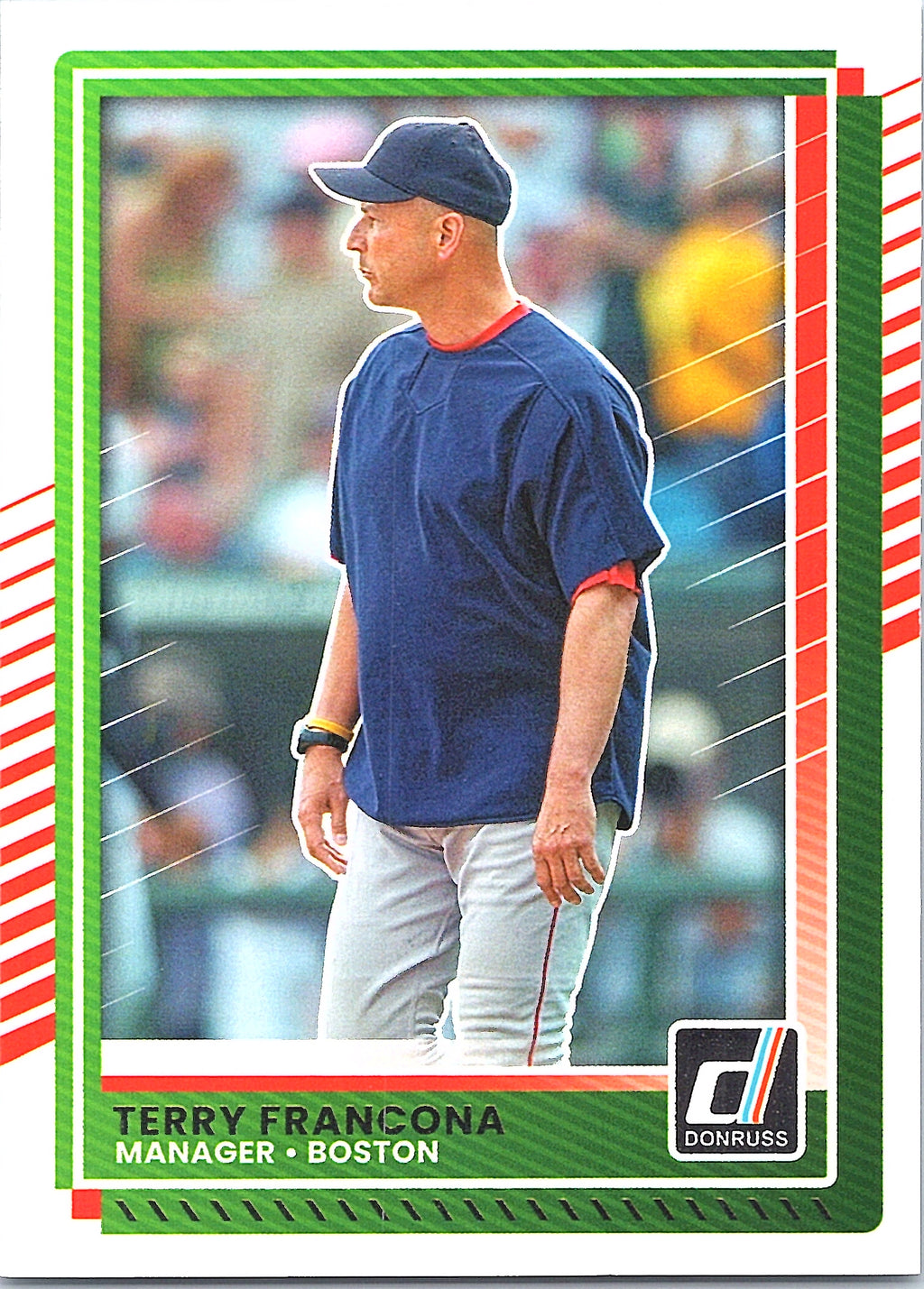 2025 Donruss Terry Francona #38 Yellow Flood Boston Red Sox Near Mint or Better