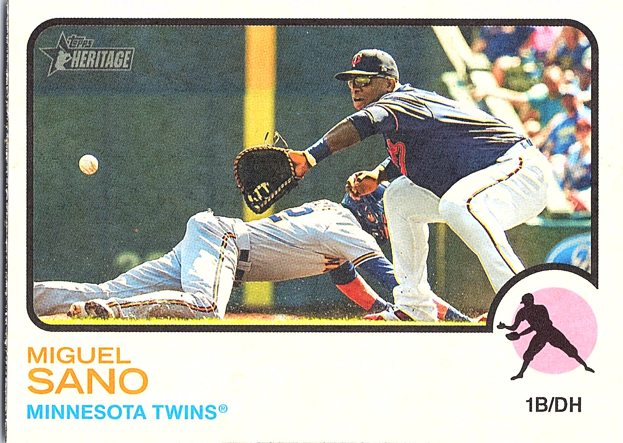 2022 Topps Heritage Miguel Sano #384 Minnesota Twins Near Mint or Better