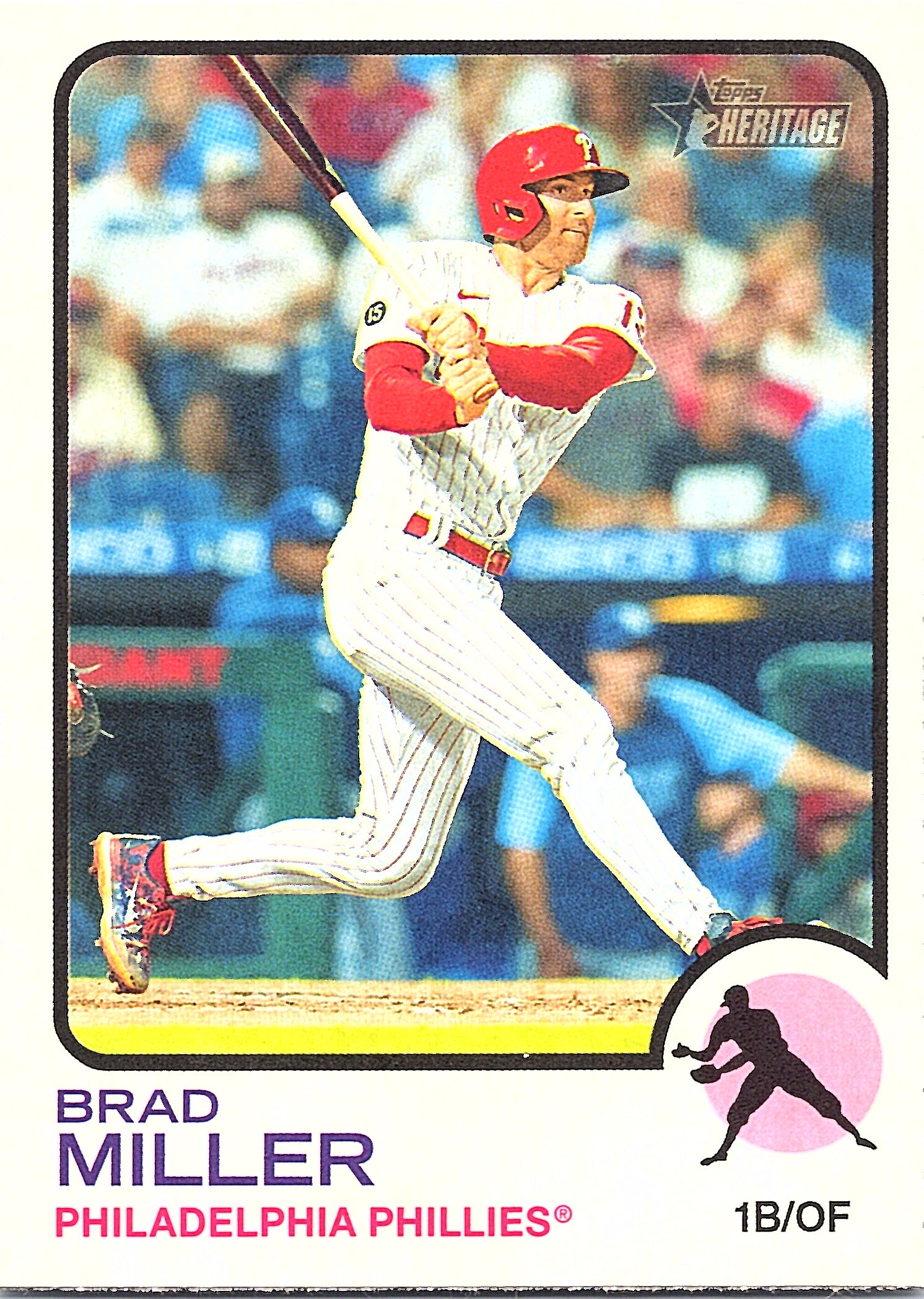2022 Topps Heritage Brad Miller #108 Philadelphia Phillies Near Mint or Better