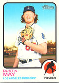 2022 Topps Heritage Dustin May #35 Los Angeles Dodgers Near Mint or Better