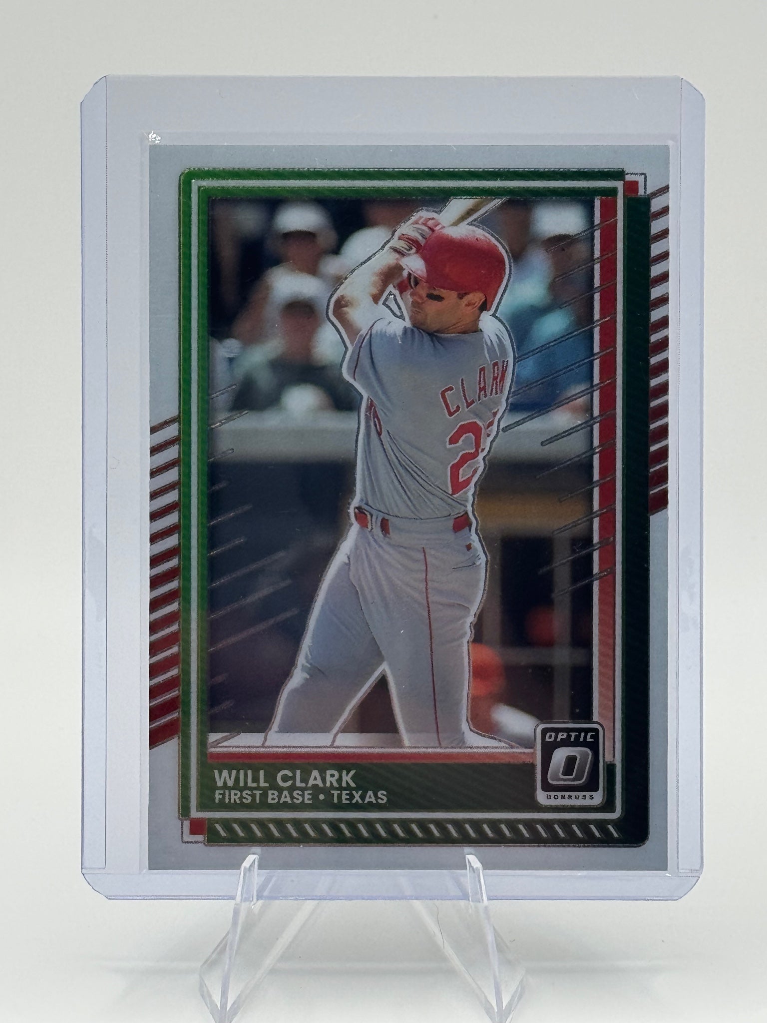 2025 Donruss Will Clark #64 Optic Holo Texas Rangers Near Mint or Better