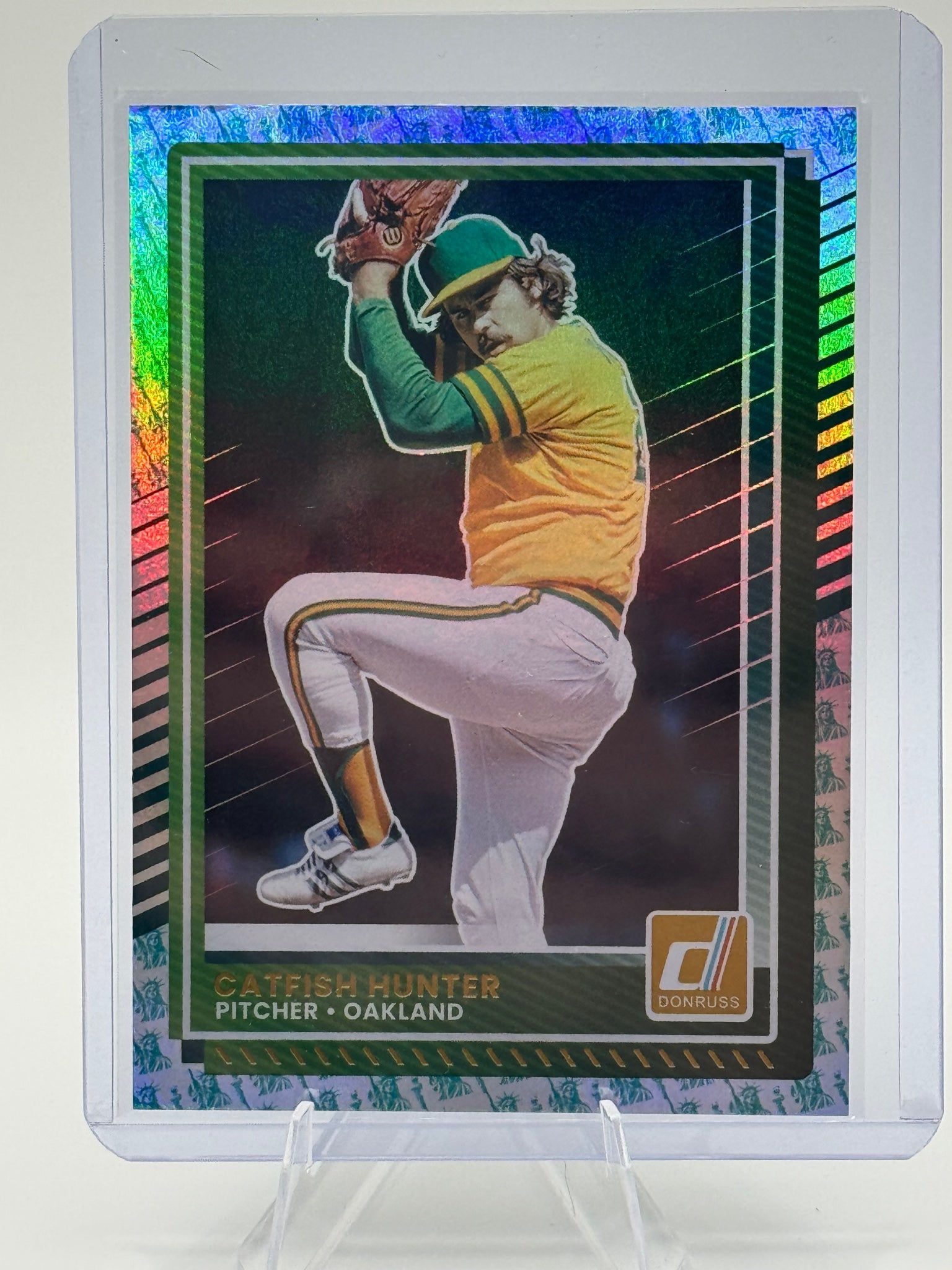 2025 Donruss Catfish Hunter #12 Liberty Oakland Athletics Near Mint or Better