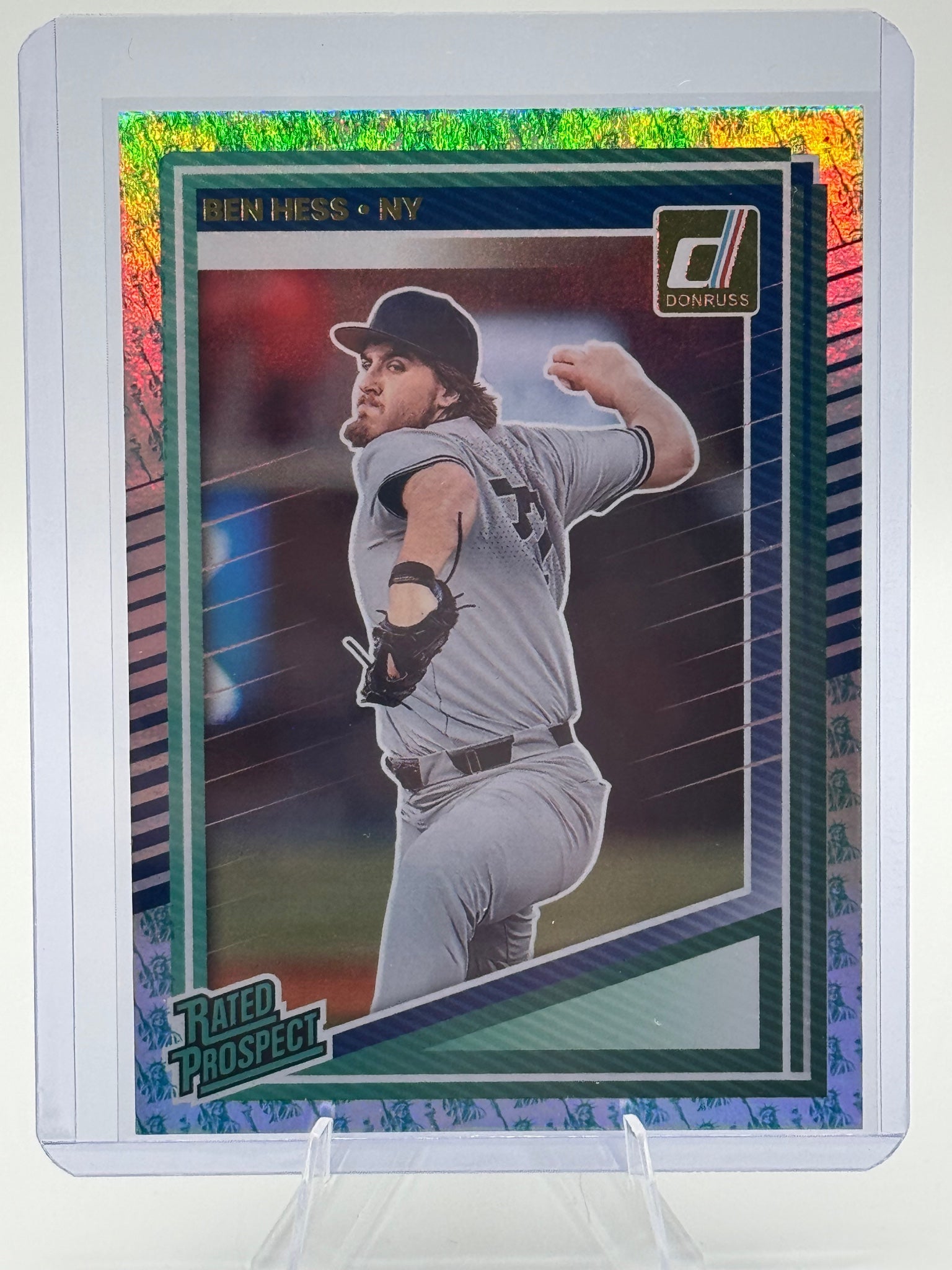 2025 Donruss Ben Hess #184 Liberty New York Yankees Near Mint or Better