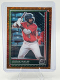 2025 Donruss Jordan Lawlar #70 Optic Orange Velocity Arizona Diamondbacks NM