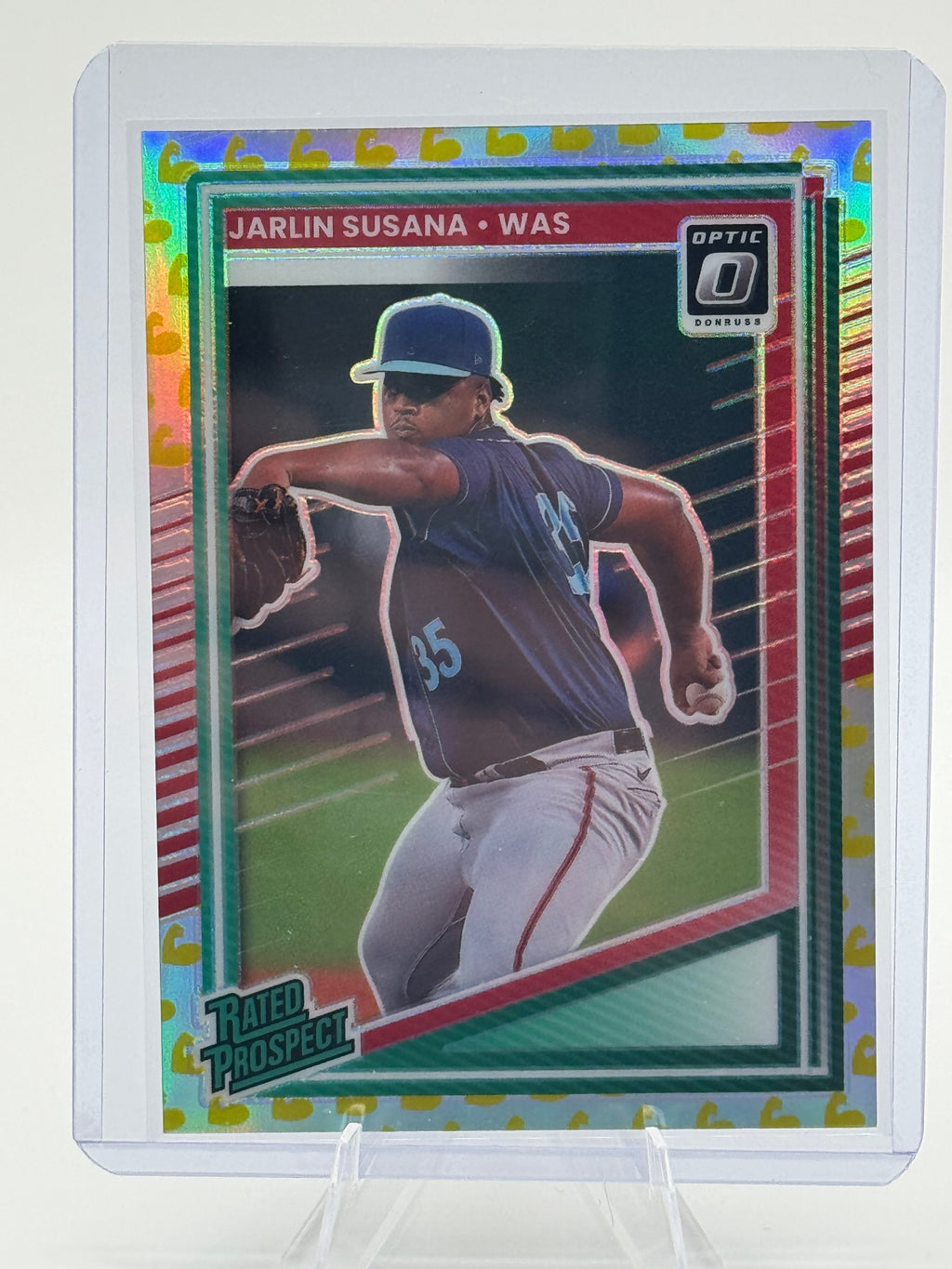 2025 Donruss Jarlin Susana #140 Optic Flex Washington Nationals Near Mint