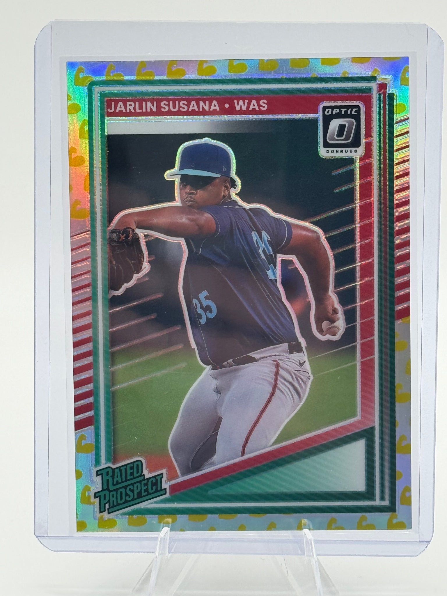 2025 Donruss Jarlin Susana #140 Optic Flex Washington Nationals Near Mint
