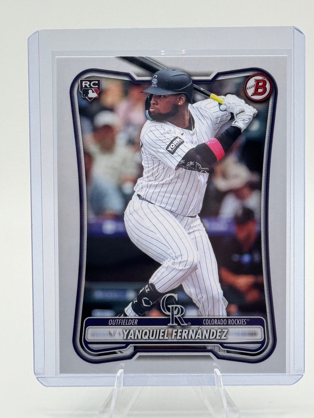 2026 Bowman Yanquiel Fernández #91 Colorado Rockies Near Mint or Better