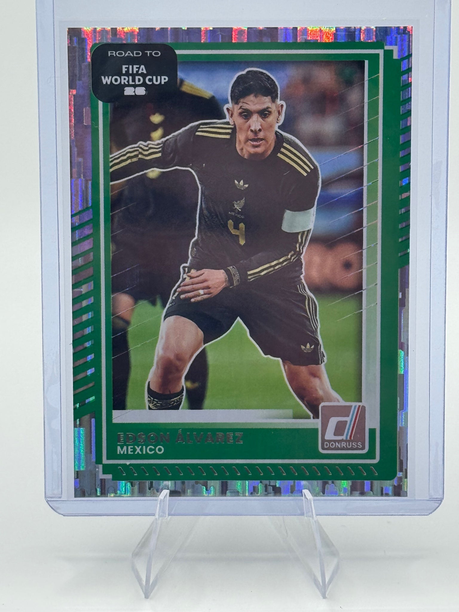 2025-26 Donruss Road to FIFA World Cup Edson Alvarez #76 Diamond Mexico NM