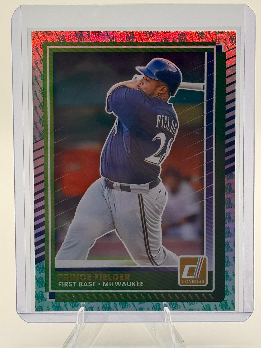 2025 Donruss Prince Fielder #62 Liberty Milwaukee Brewers Near Mint or Better