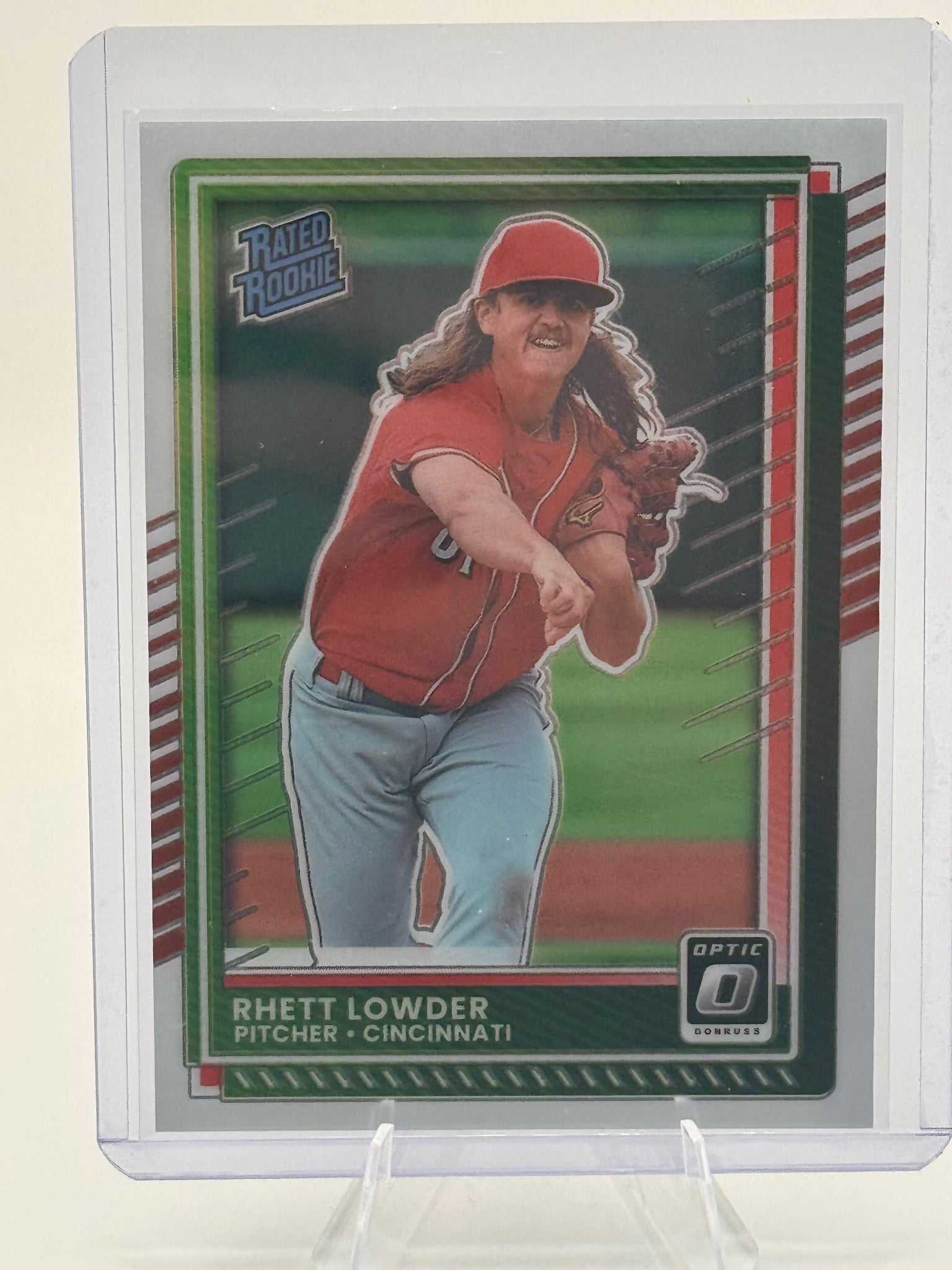 2025 Donruss Rhett Lowder #74 Optic Cincinnati Reds Near Mint or Better