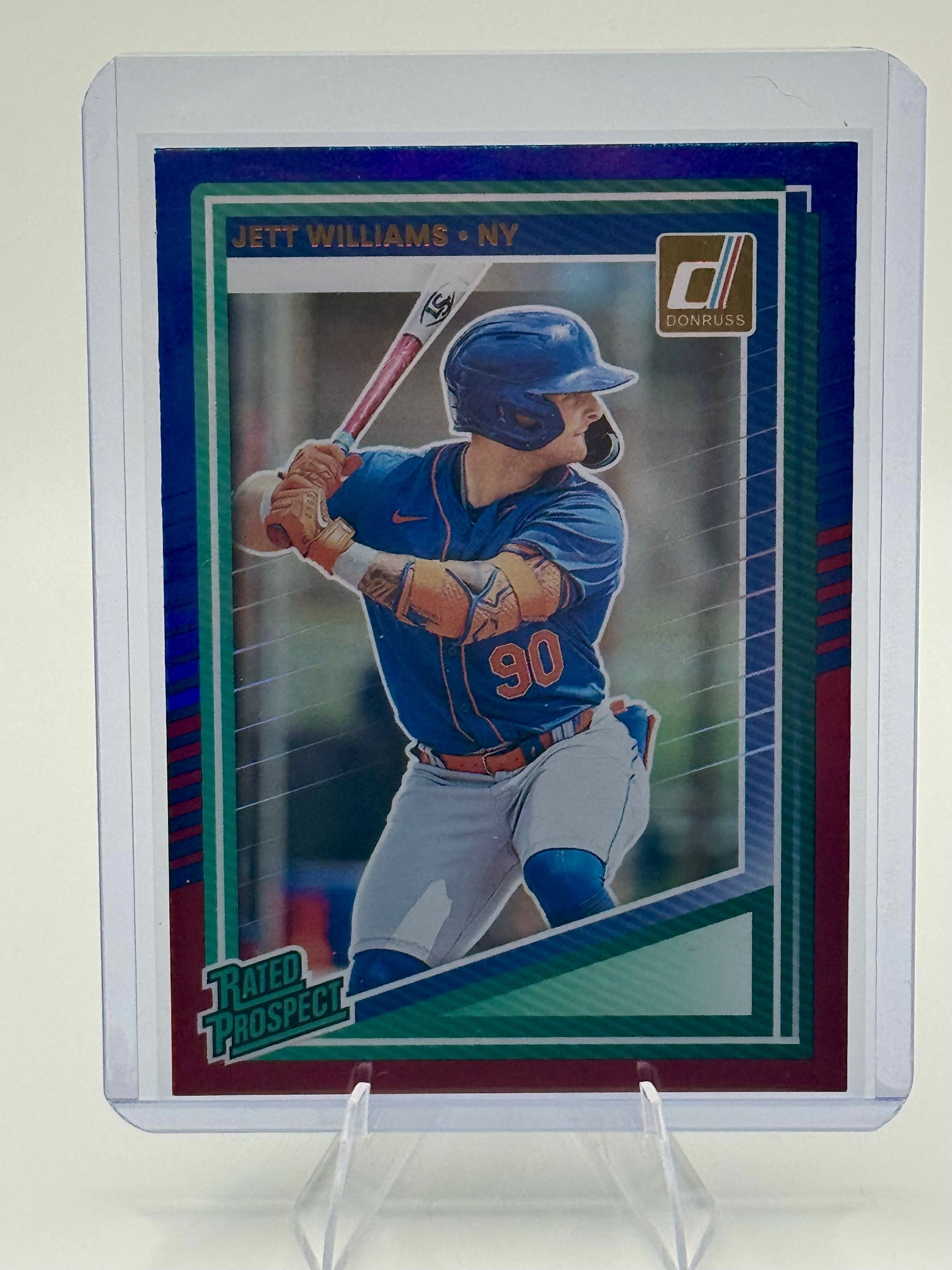 2025 Donruss Jett Williams #167 Red and Blue New York Mets Near Mint or Better