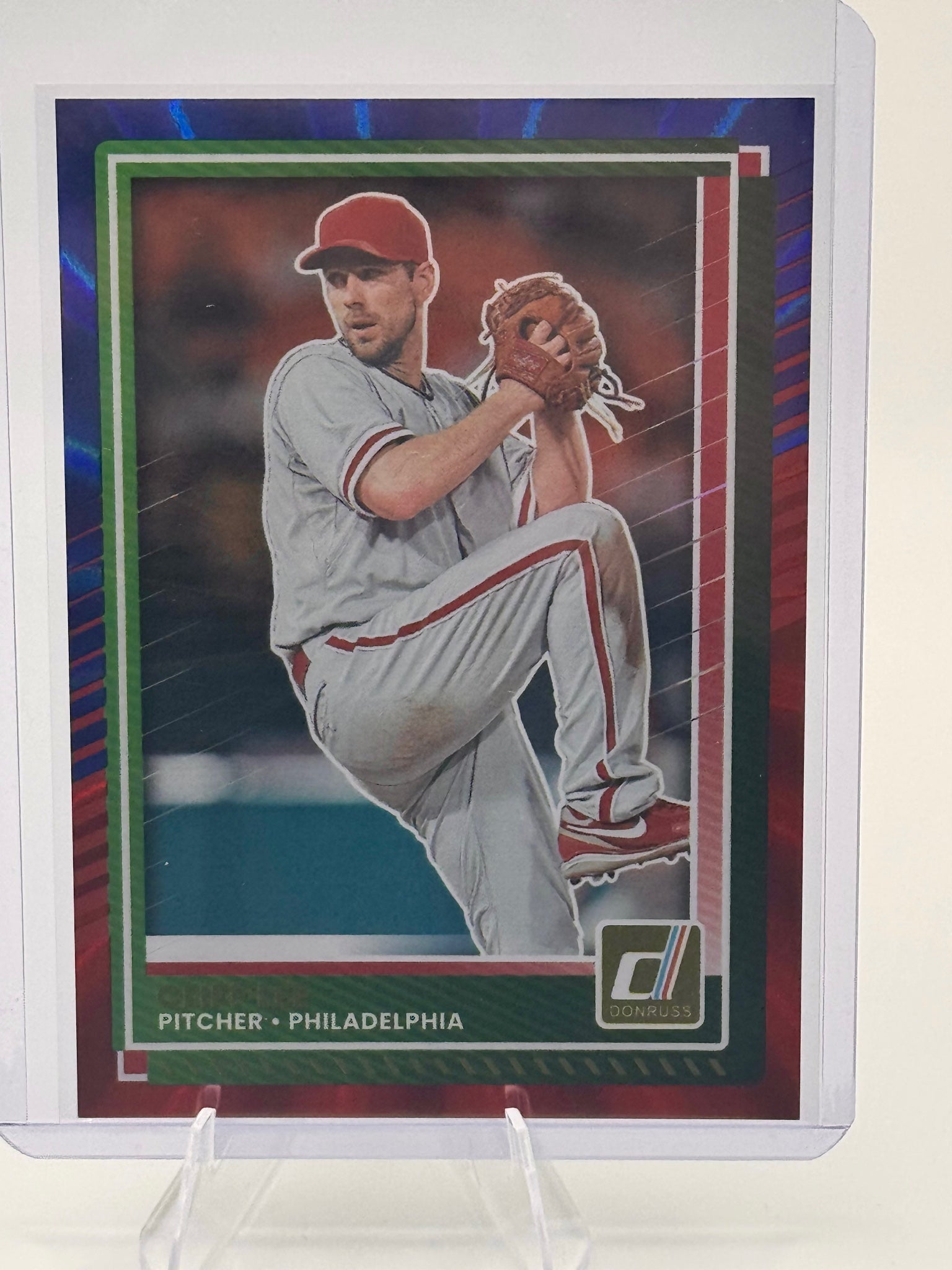 2025 Donruss Cliff Lee #51 Red and Blue Laser Philadelphia Phillies Near Mint