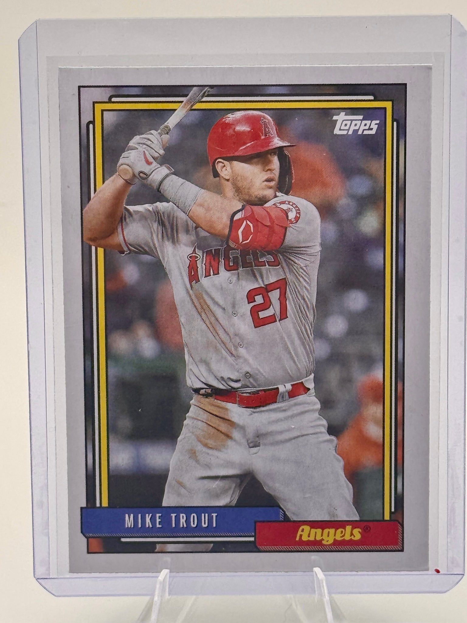 2021 Topps Update Mike Trout #T92-3 1992 Topps Redux Los Angeles Angels NM