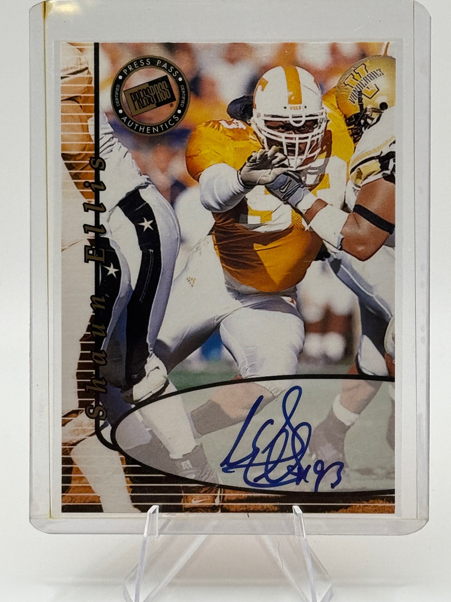 2000 Press Pass Shaun Ellis #NNO Authentics Tennessee Volunteers Near Mint