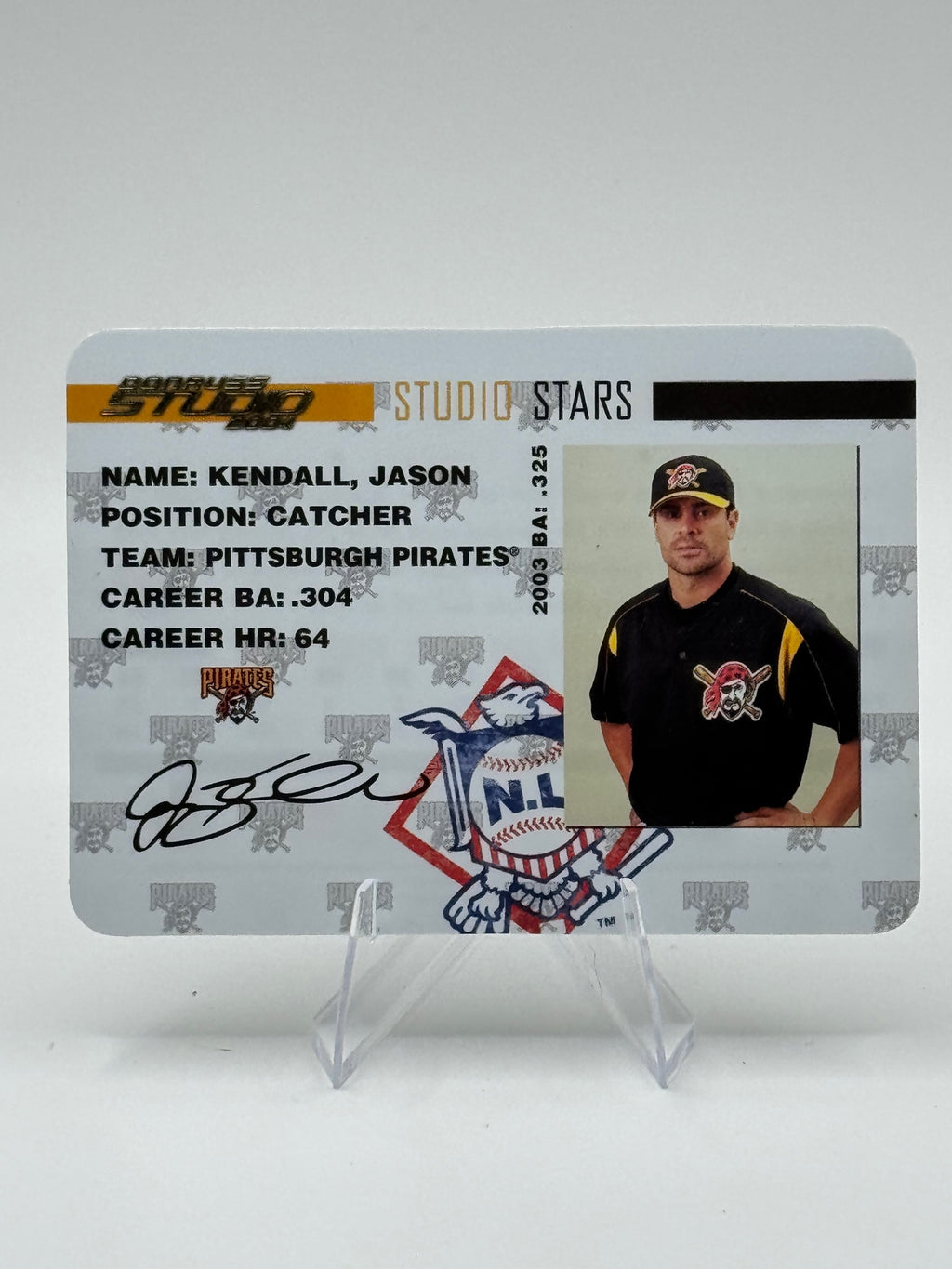 2004 Donruss Studio Jason Kendall #SS-23 Stars Pittsburgh Pirates Near Mint