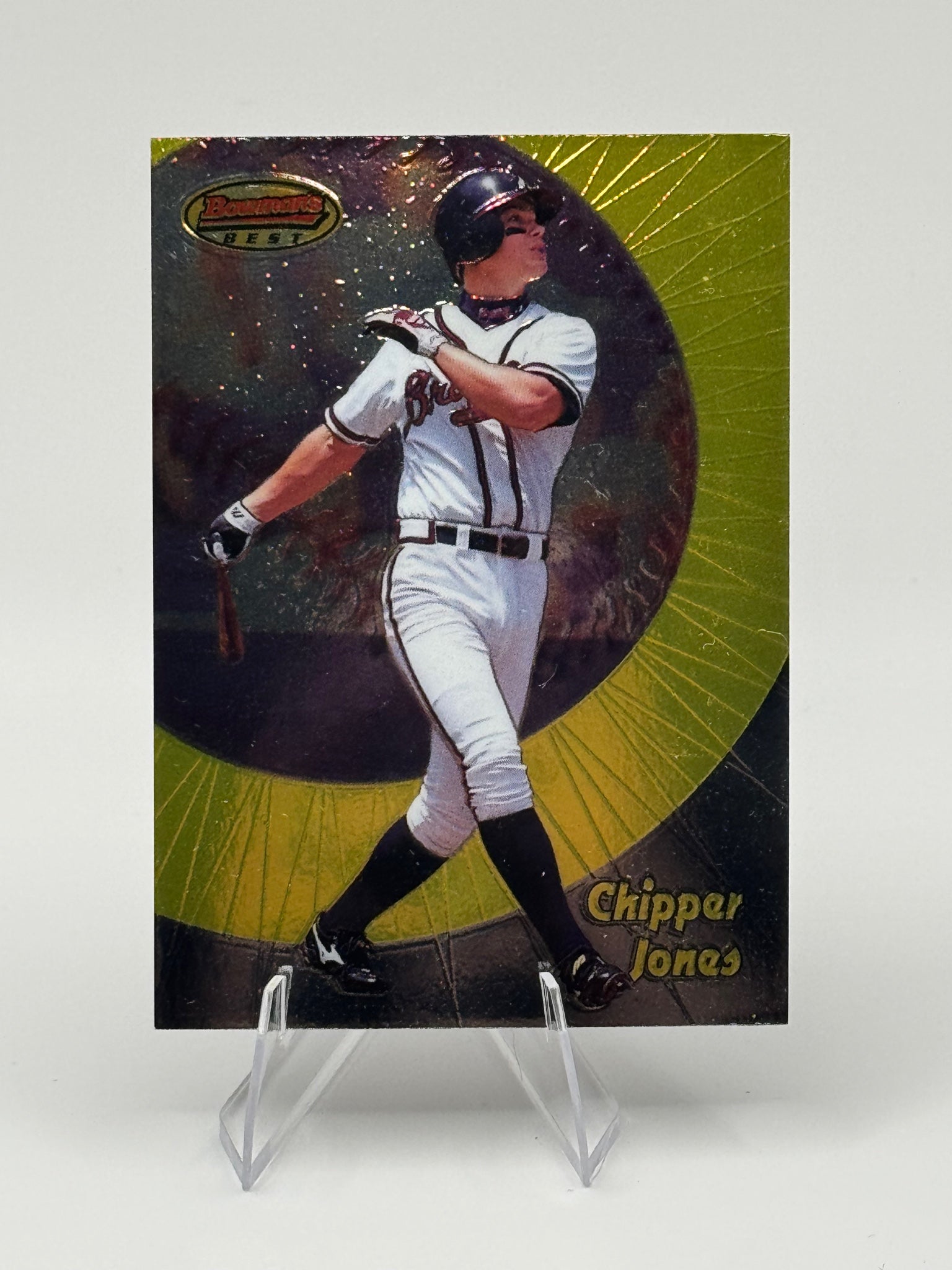 1998 Bowman's Best Chipper Jones #5 Atlanta Braves Near Mint or Better