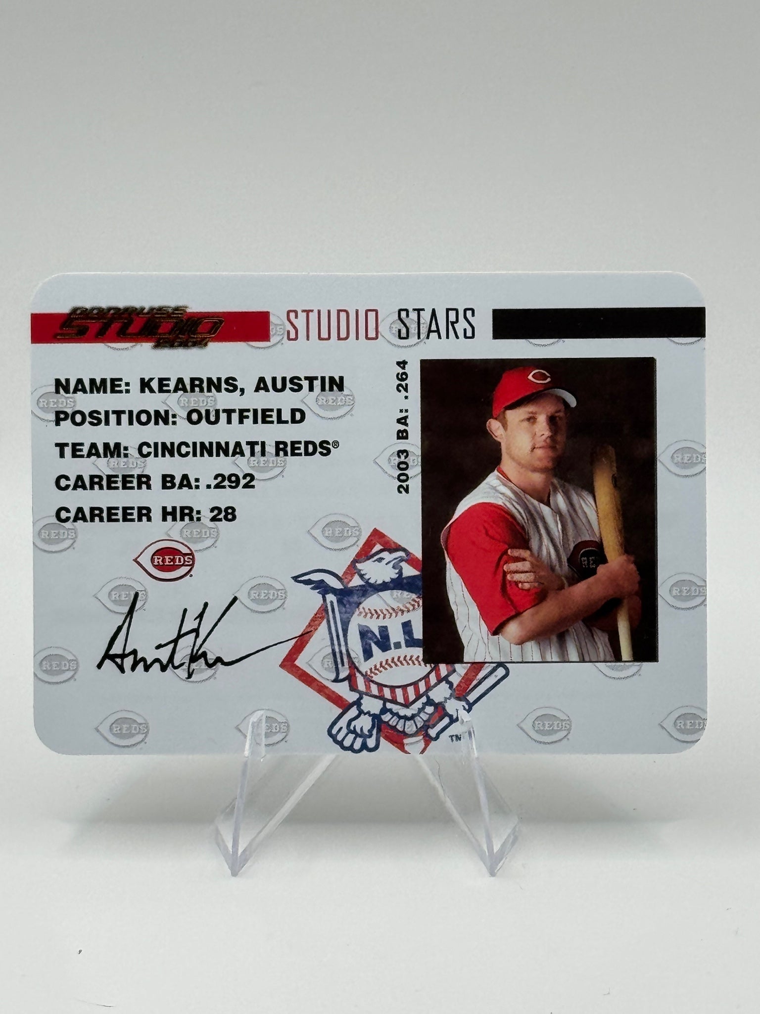 2004 Donruss Studio Austin Kearns #SS-7 Stars Gold Cincinnati Reds Near Mint