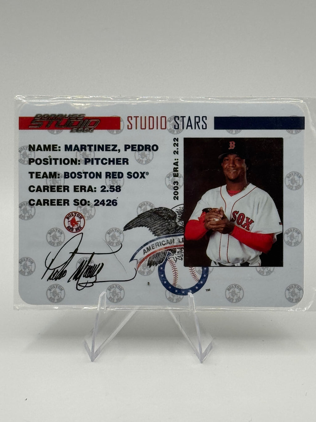 2004 Donruss Studio Curt Schilling #SS-13 Stars Boston Red Sox Near Mint