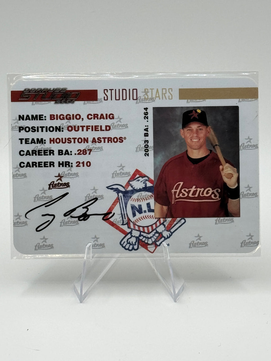 2004 Donruss Studio Jeff Bagwell #SS-25 Stars Houston Astros Near Mint or Better